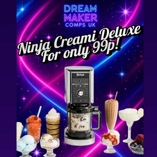 NINJA CREAMI DELUXE 10 in 1 ICE CREAM / DRINK MAKER